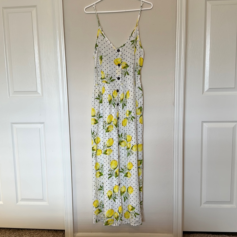 NWPT Rosegal Yellow & White Sundress